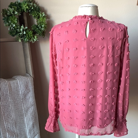 SHEIN Swiss dot blouse - Picture 2 of 6